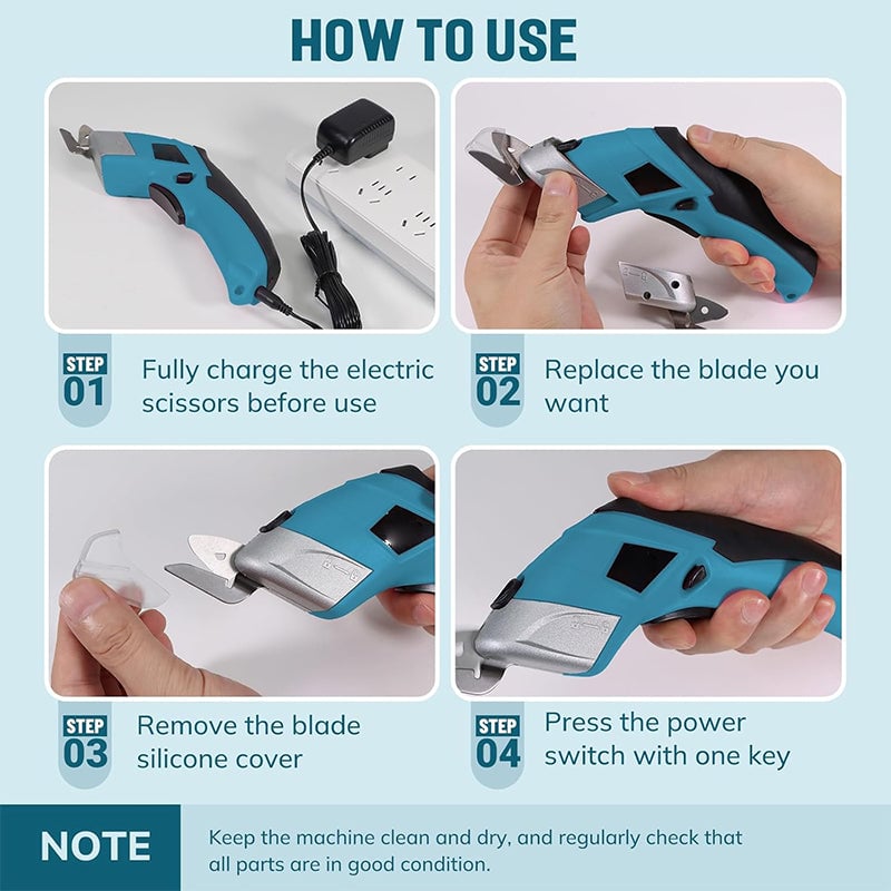 Cordless Electric Scissors Plus