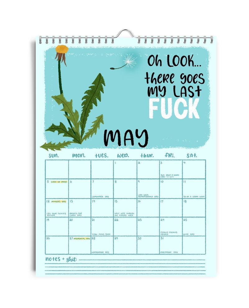 Best Seller - HERE WE FUCKING GO AGAIN 2025 CALENDAR