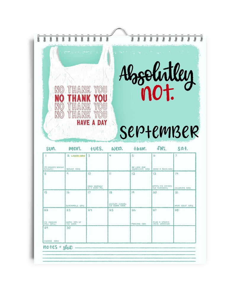 Best Seller - HERE WE FUCKING GO AGAIN 2025 CALENDAR