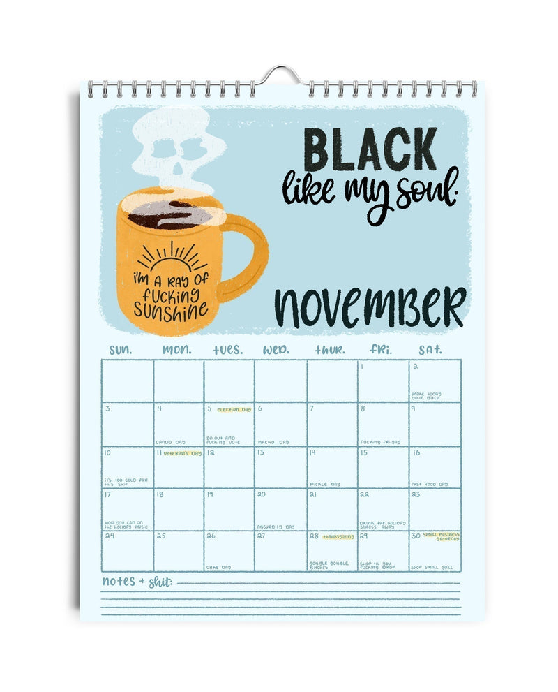 Best Seller - HERE WE FUCKING GO AGAIN 2025 CALENDAR