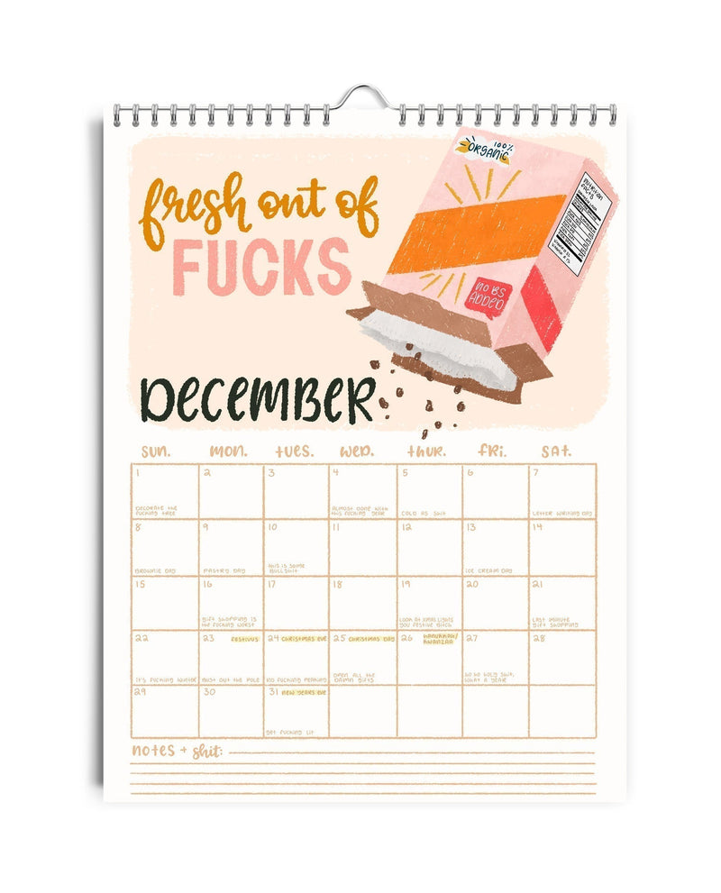 Best Seller - HERE WE FUCKING GO AGAIN 2025 CALENDAR