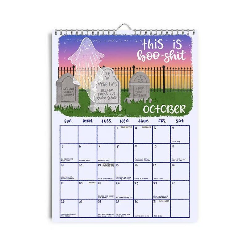 Best Seller - HERE WE FUCKING GO AGAIN 2025 CALENDAR