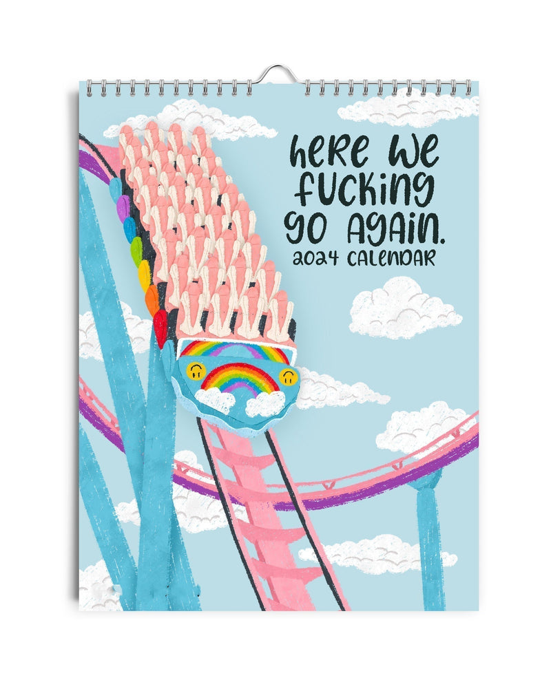 Best Seller - HERE WE FUCKING GO AGAIN 2025 CALENDAR