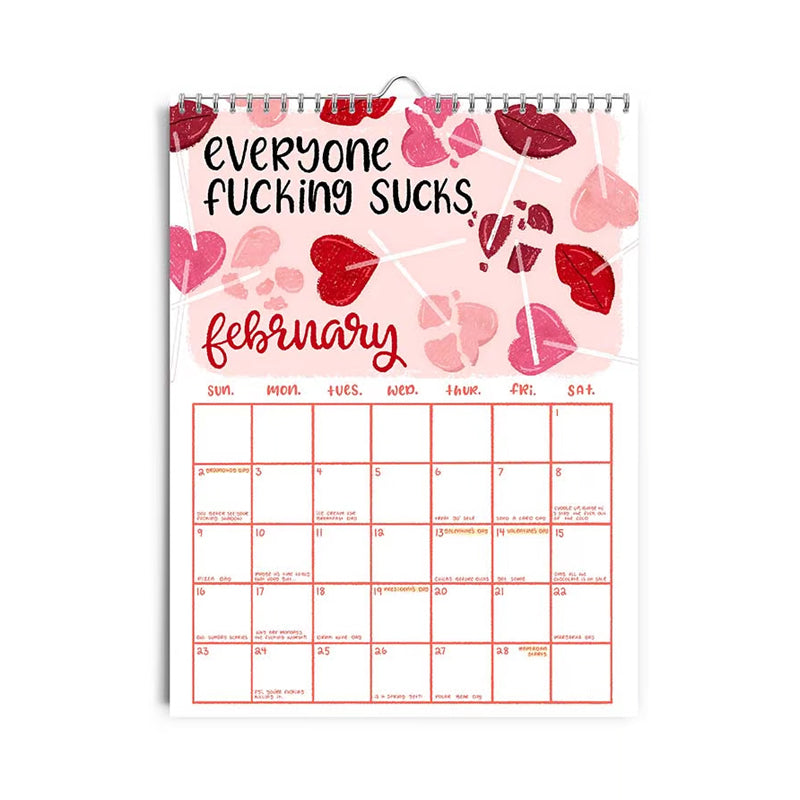 Best Seller - HERE WE FUCKING GO AGAIN 2025 CALENDAR