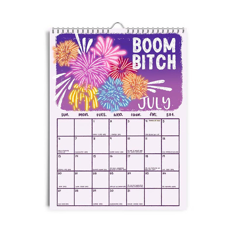 Best Seller - HERE WE FUCKING GO AGAIN 2025 CALENDAR