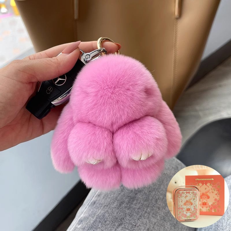 Handmade Soft Bunny PomPom Charms（Boxed Edition）