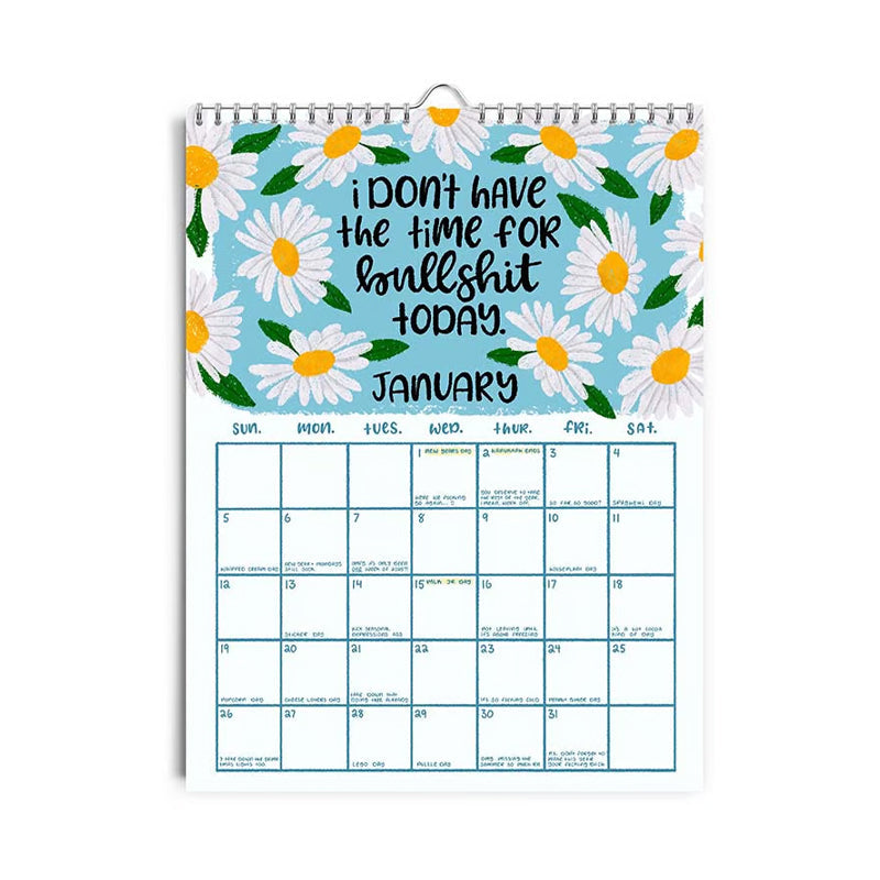 Best Seller - HERE WE FUCKING GO AGAIN 2025 CALENDAR