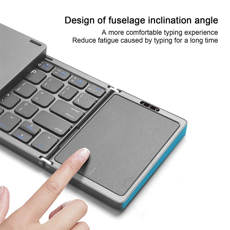 Saker wireless Bluetooth Keyboard with Touchpad