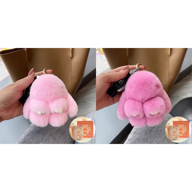 Handmade Soft Bunny PomPom Charms（Boxed Edition）