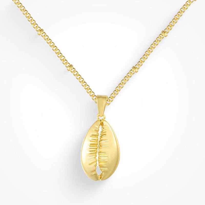 Vintage Mermaid Pearl Shell Necklace
