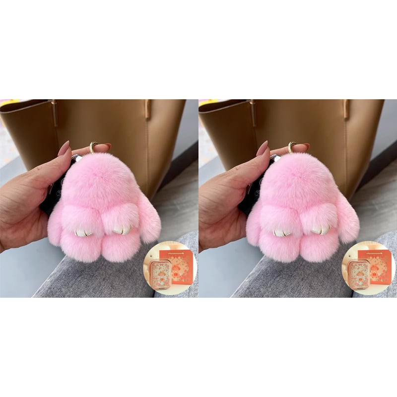 Handmade Soft Bunny PomPom Charms（Boxed Edition）