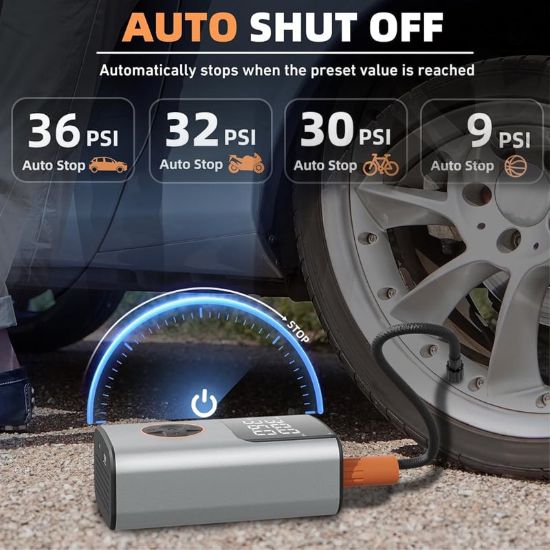 Tire Inflator Portable Air Compressor