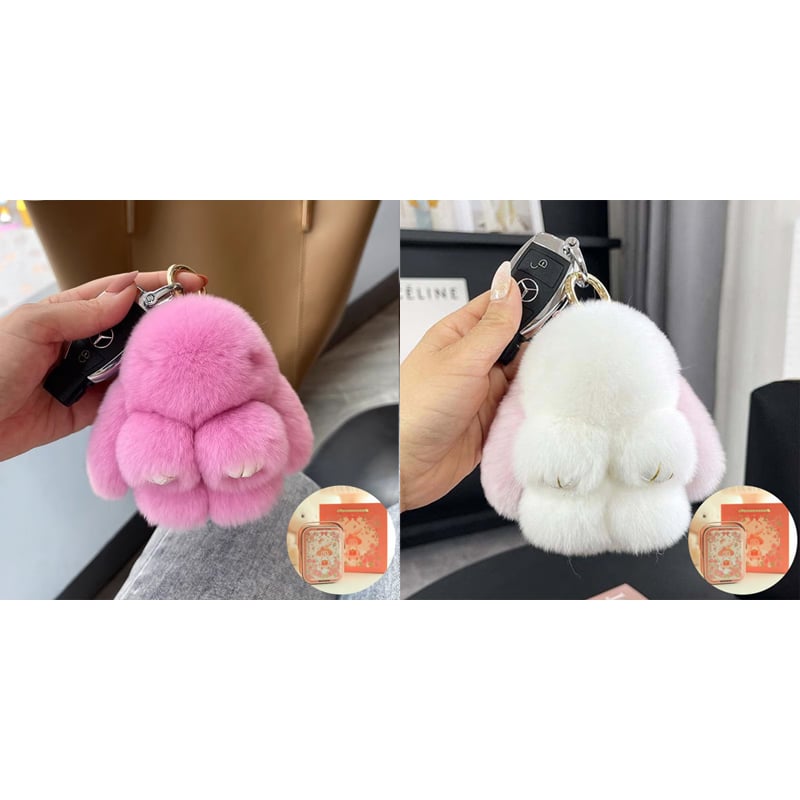 Handmade Soft Bunny PomPom Charms（Boxed Edition）