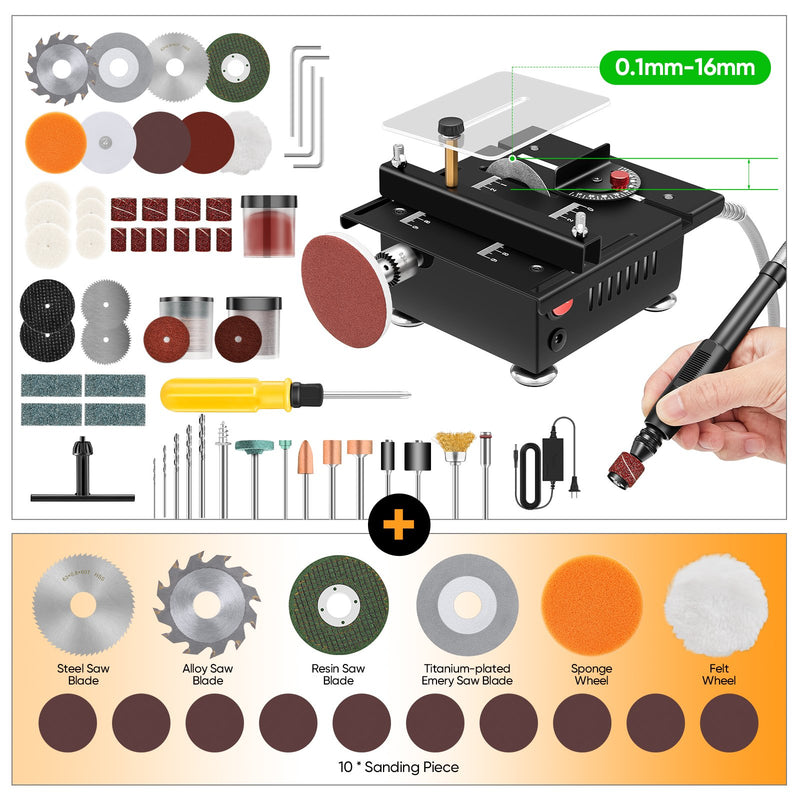 SAKER® Mini Multi-Functional Table Saw