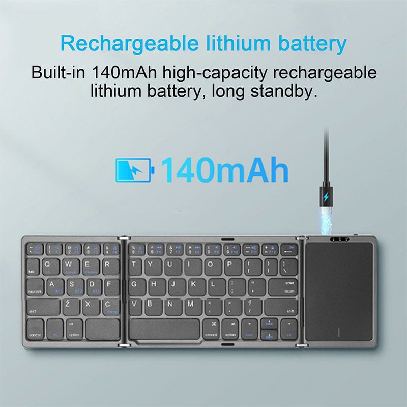 Saker wireless Bluetooth Keyboard with Touchpad