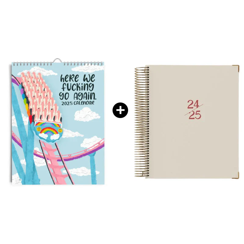 Best Seller - HERE WE FUCKING GO AGAIN 2025 CALENDAR